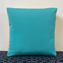 Load image into Gallery viewer, Sunbrella Dot Pillow in Sunflower/Aruba
