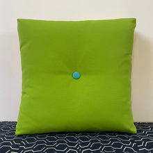 Load image into Gallery viewer, Sunbrella Cube Pillow in Aruba/Macaw/Sunflower
