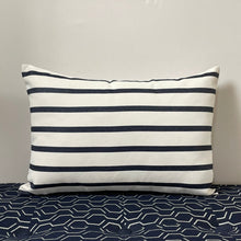 Load image into Gallery viewer, Sunbrella Pop Lumbar Pillow in Lido Indigo
