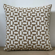 Load image into Gallery viewer, Sunbrella Pop Square Pillow in Assemble Teak
