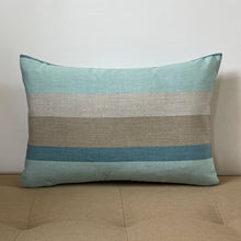 Load image into Gallery viewer, Sunbrella Pop Lumbar Pillow in Gateway Mist
