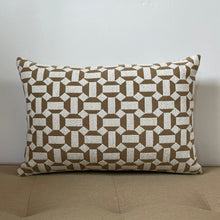 Load image into Gallery viewer, Sunbrella Pop Lumbar Pillow in Assemble Teak
