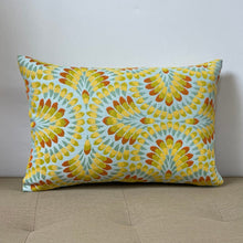 Load image into Gallery viewer, Sunbrella Pop Lumbar Pillow in Plume Tropics
