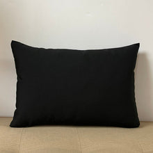 Load image into Gallery viewer, Sunbrella Pop Lumbar Pillow in Black
