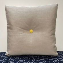 Load image into Gallery viewer, Sunbrella Flower Power Pillow in Buttercup/Flax
