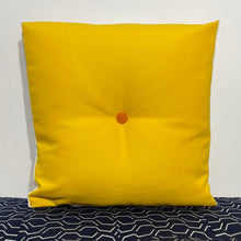 Load image into Gallery viewer, Sunbrella Flower Power Pillow in Tangerine/Sunflower
