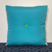 Load image into Gallery viewer, Sunbrella Flower Pillow in Macaw/Aruba
