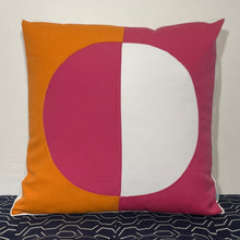Load image into Gallery viewer, Sunbrella Reflection Pillow in Hot Pink/Tangerine
