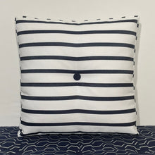 Load image into Gallery viewer, Sunbrella Hero Square Pillow in Lido Stripe
