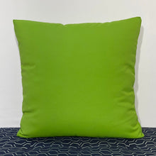 Load image into Gallery viewer, Sunbrella Hero Solid Square Pillow with or without Buttons in Macaw
