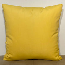 Load image into Gallery viewer, Sunbrella Hero Solid Large Square Pillow with or without Buttons in Buttercup
