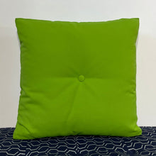 Load image into Gallery viewer, Sunbrella Hero Solid Square Pillow with or without Buttons in Macaw
