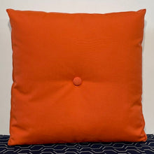 Load image into Gallery viewer, Sunbrella Hero Solid Large Square Pillow with or without Buttons in Melon
