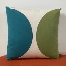 Load image into Gallery viewer, Sunbrella Eclipse Pillow in Cilantro/Peacock
