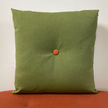 Load image into Gallery viewer, Sunbrella Mod Flower Pillow in Cayenne/Cilantro
