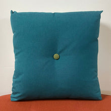 Load image into Gallery viewer, Sunbrella Mod Flower Pillow in Cilantro/Peacock
