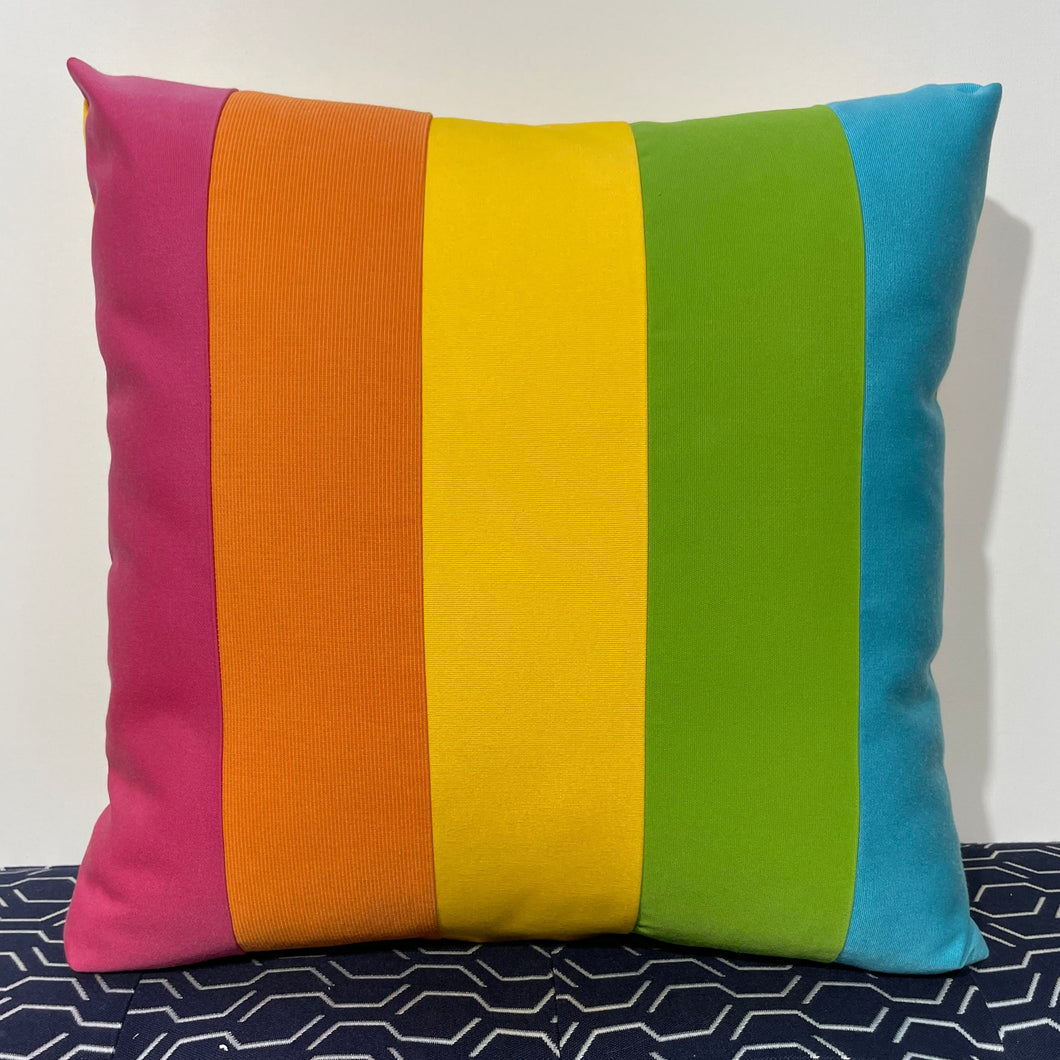 Sunbrella Rainbow Pillow