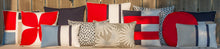 Load image into Gallery viewer, Sunbrella Pop Lumbar Pillow in Etta Vapor
