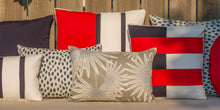 Load image into Gallery viewer, Sunbrella Pop Lumbar Pillow in Etta Vapor
